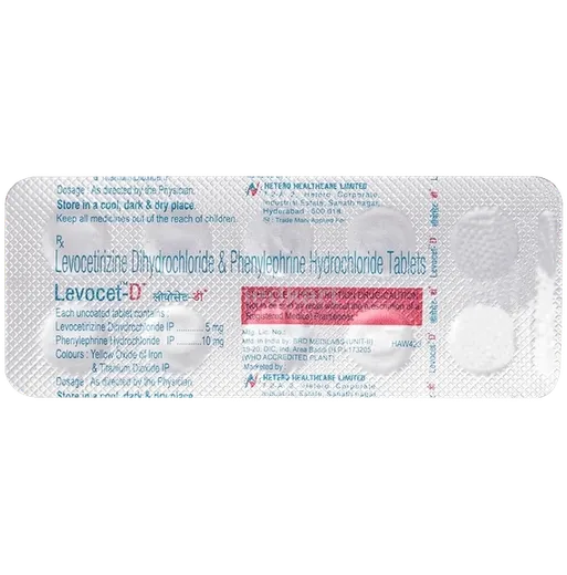 levocet d plus tablet 10's